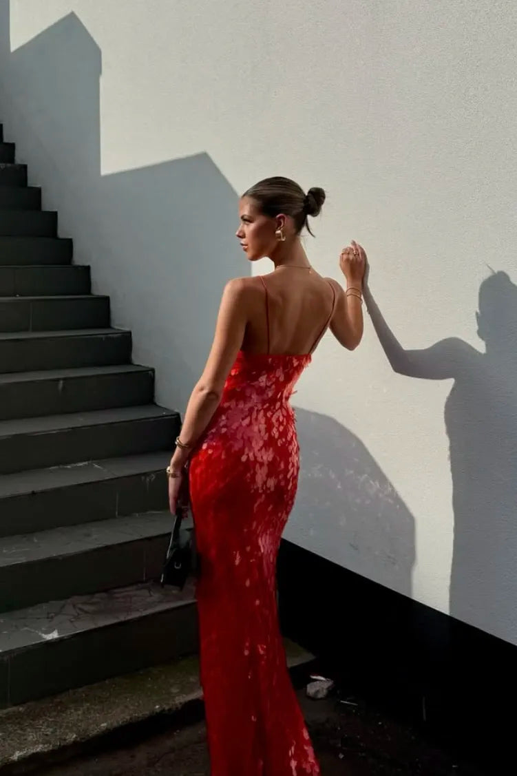 Alejandra | Vestido Largo Maxi con Lentejuelas