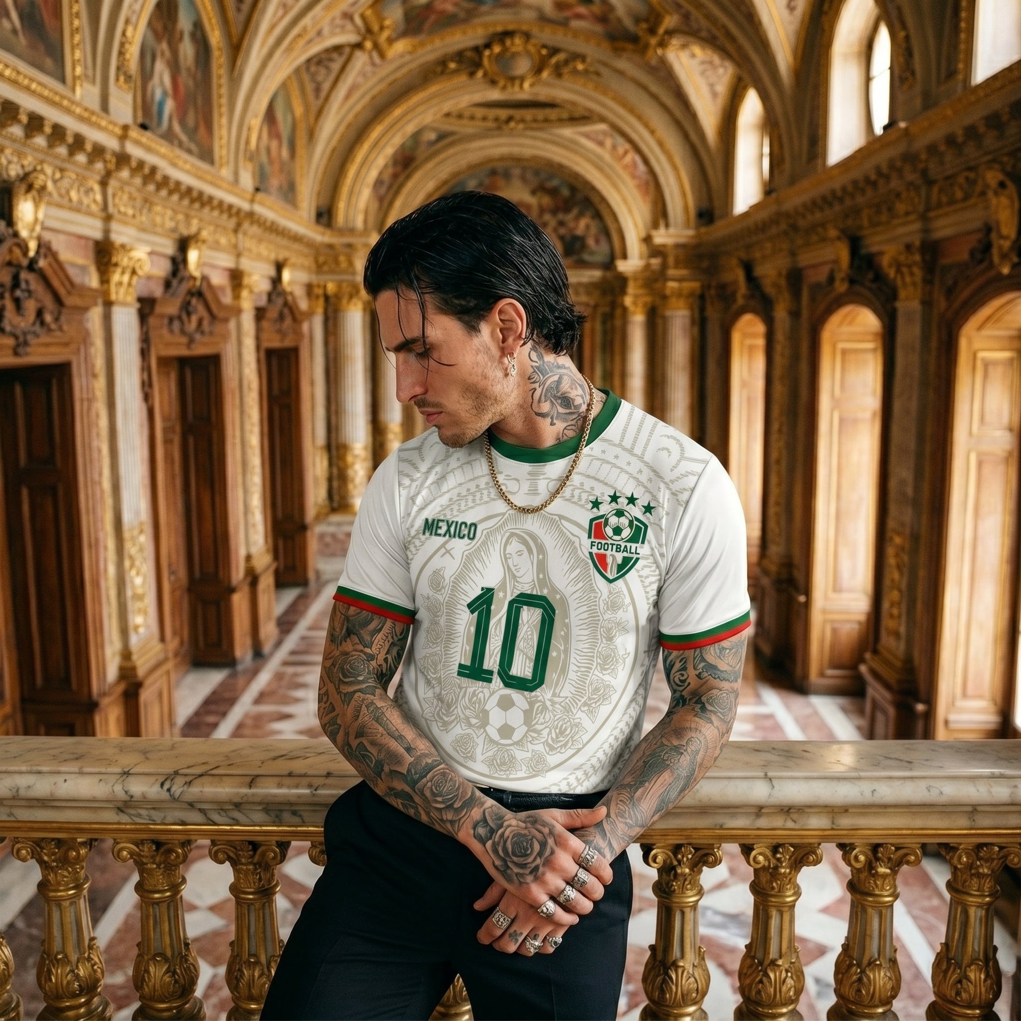 Camiseta de fútbol México 10