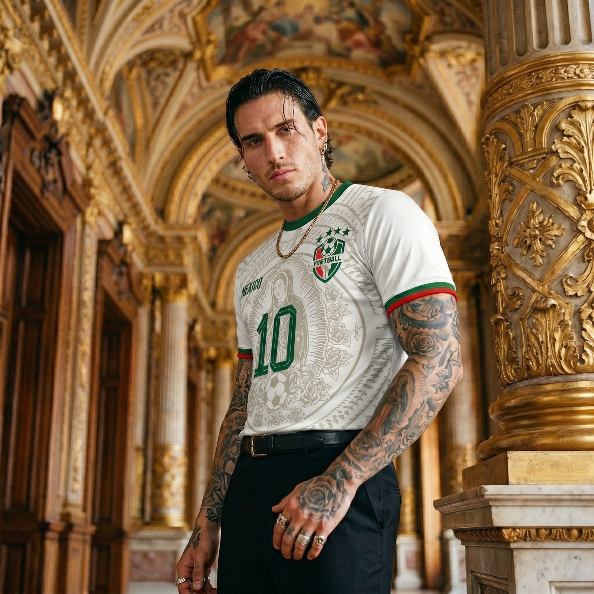 Camiseta de fútbol México 10