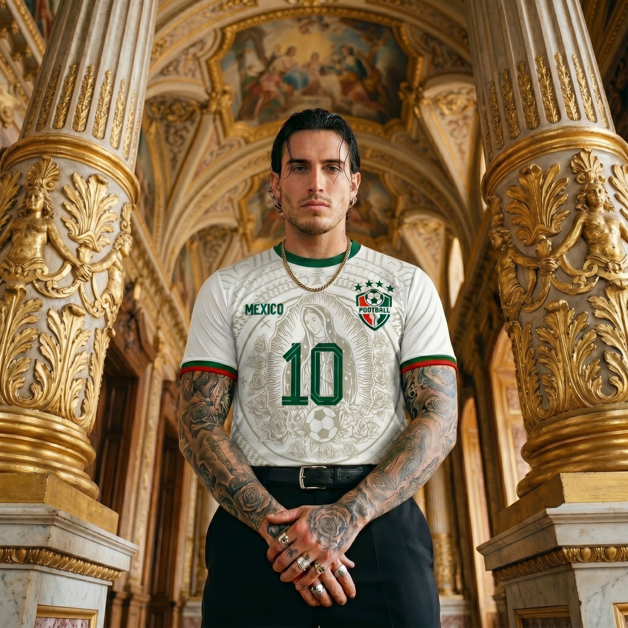 Camiseta de fútbol México 10