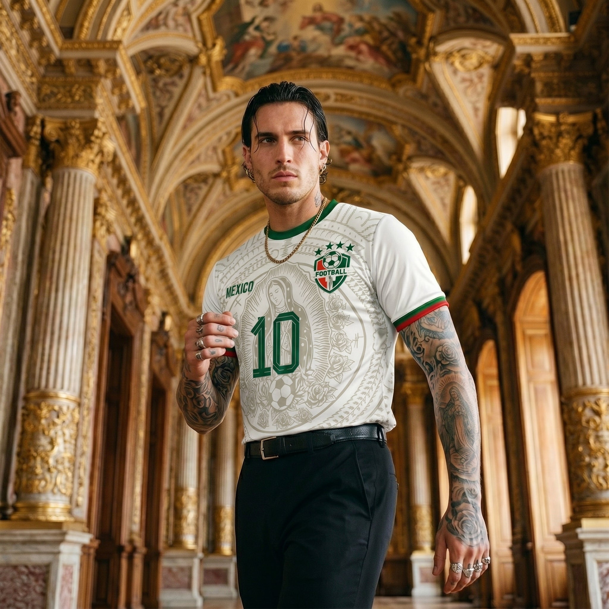 Camiseta de fútbol México 10