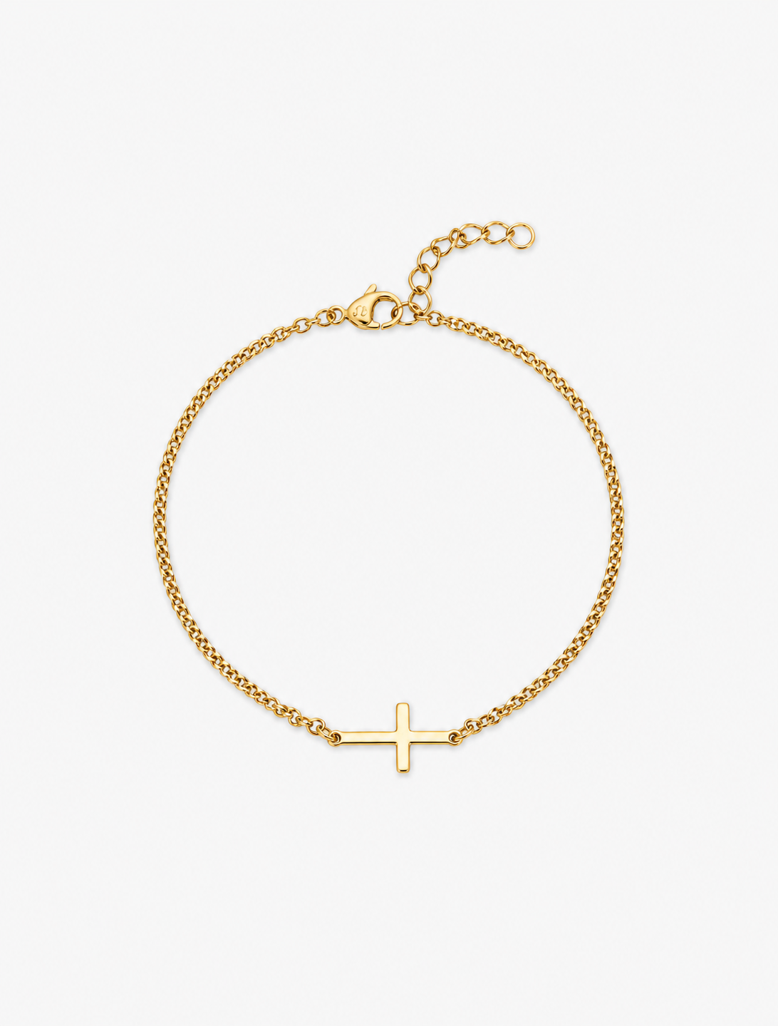 CROSS BRACELET | 18K Gold