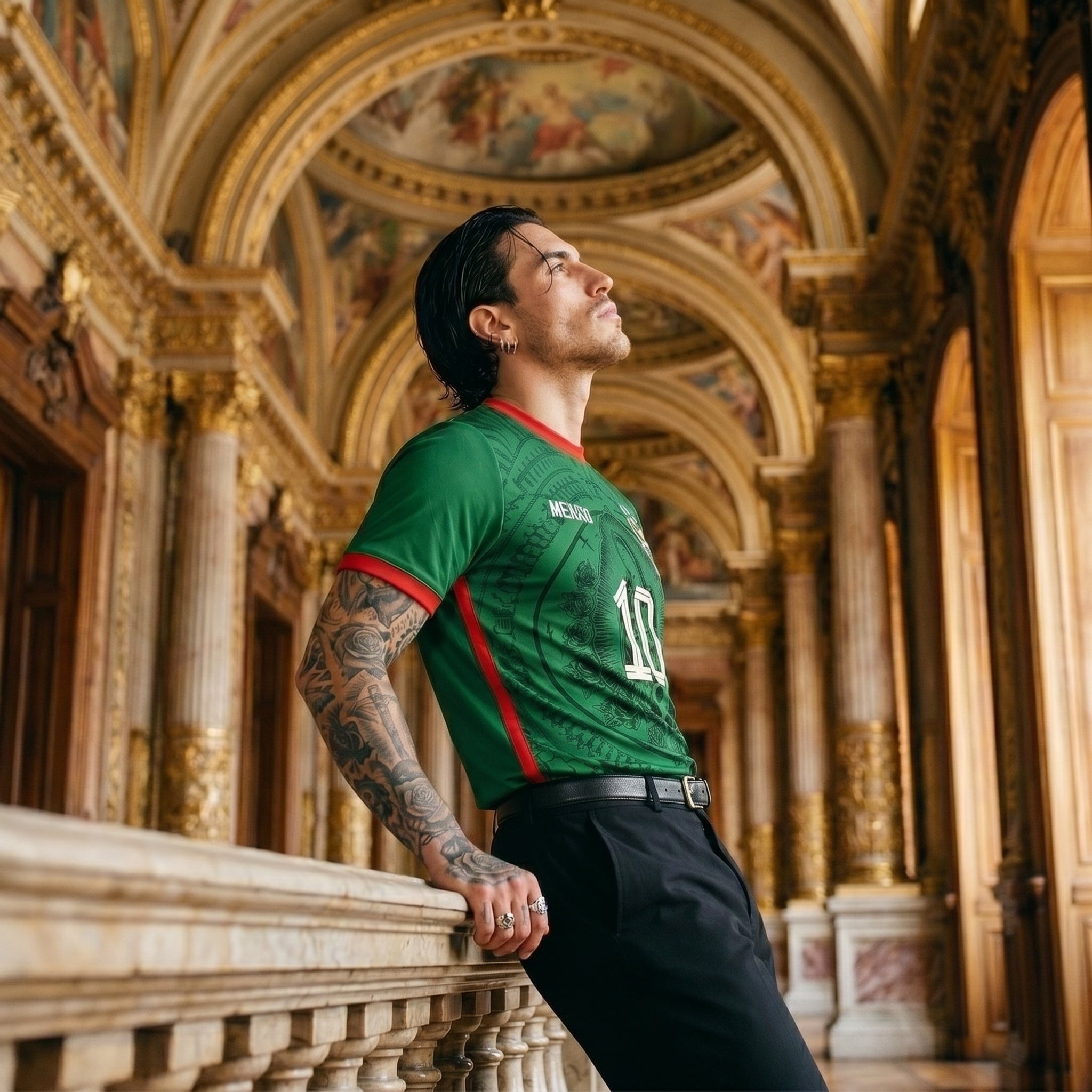 Camiseta de fútbol México 10