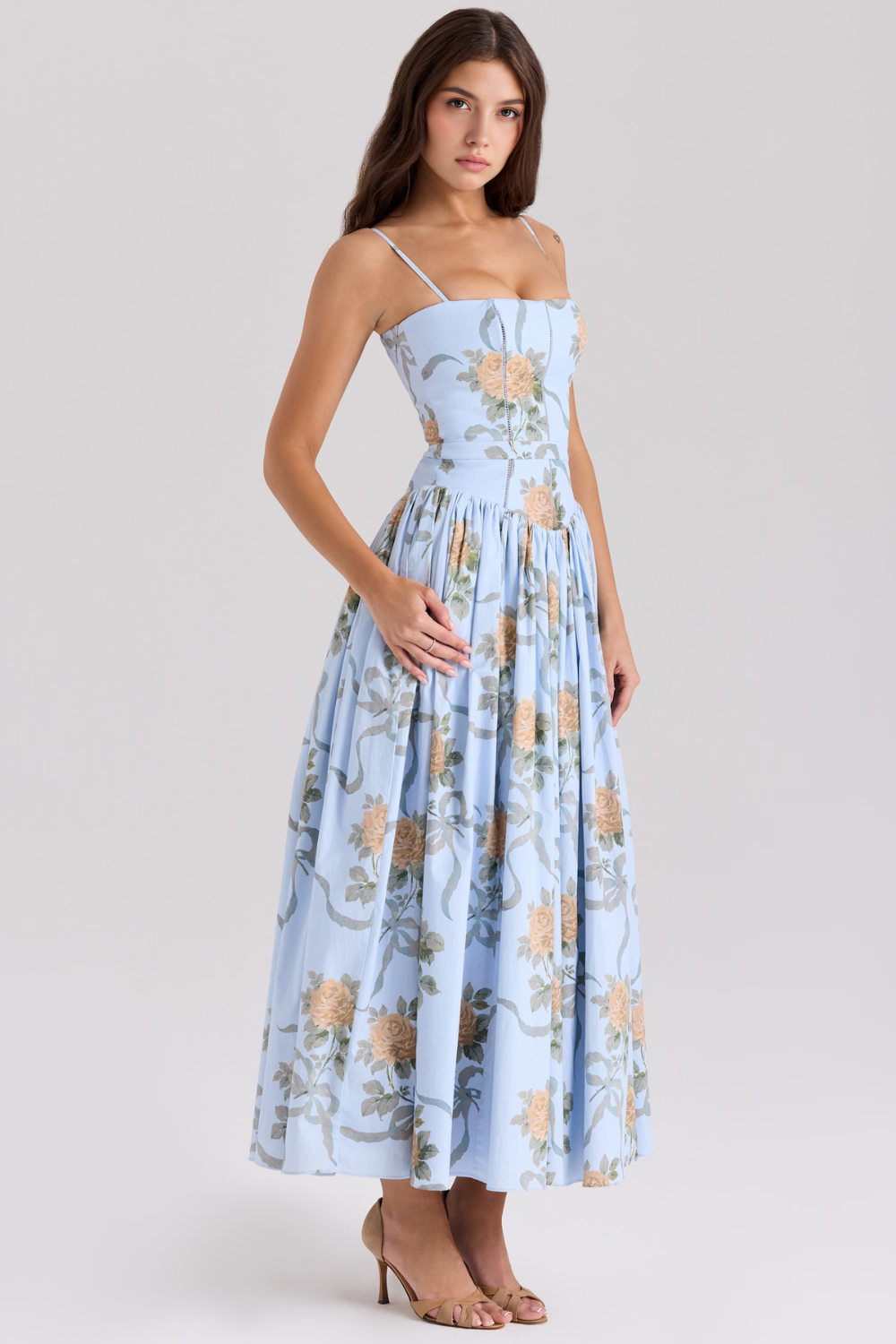 Estrella | Vestido midi floral