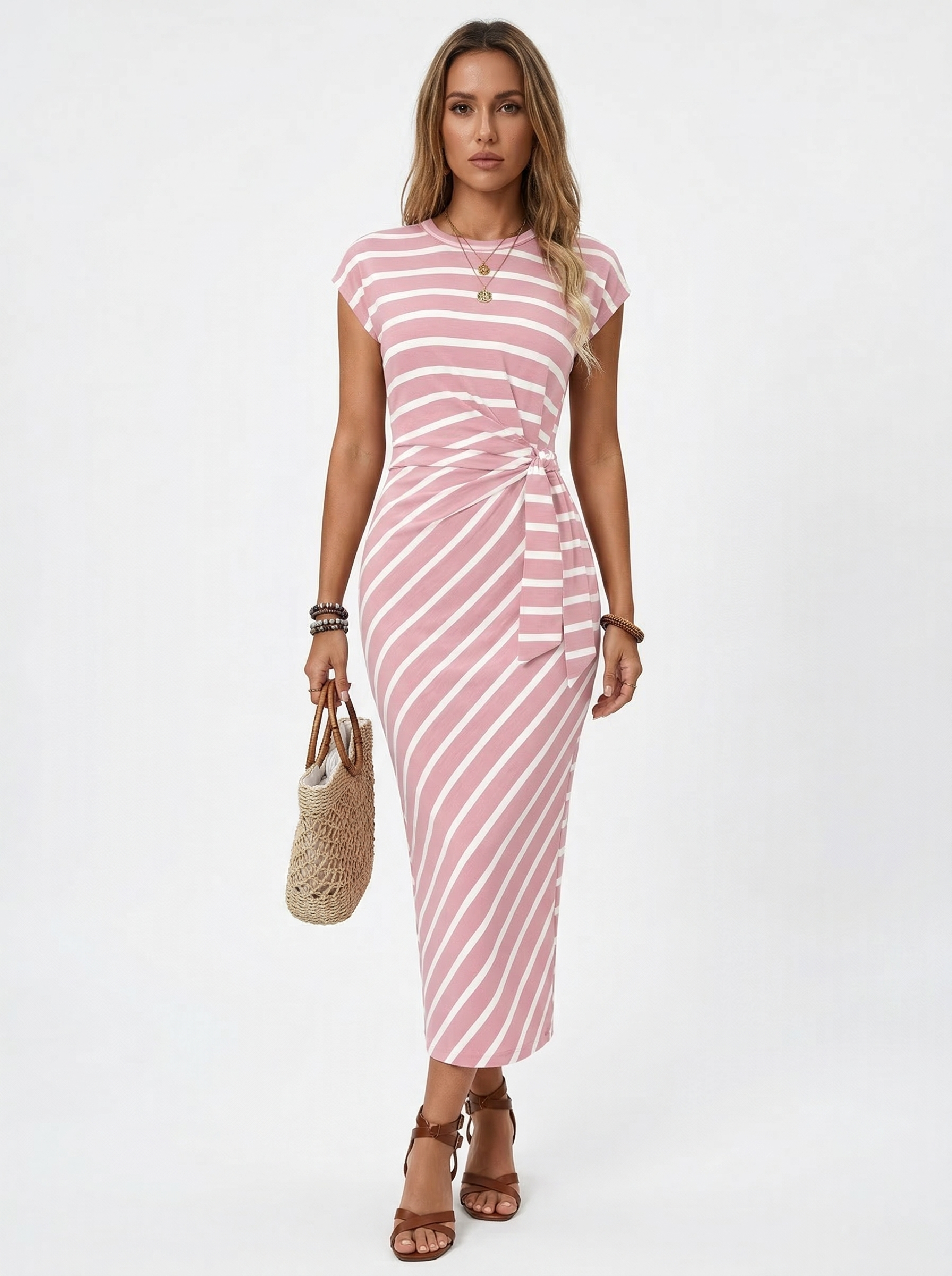 Diana | Vestido largo de amarre lateral