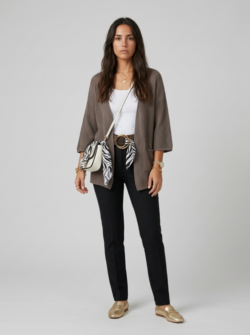 Amanda | Cárdigan de punto para entretiempo