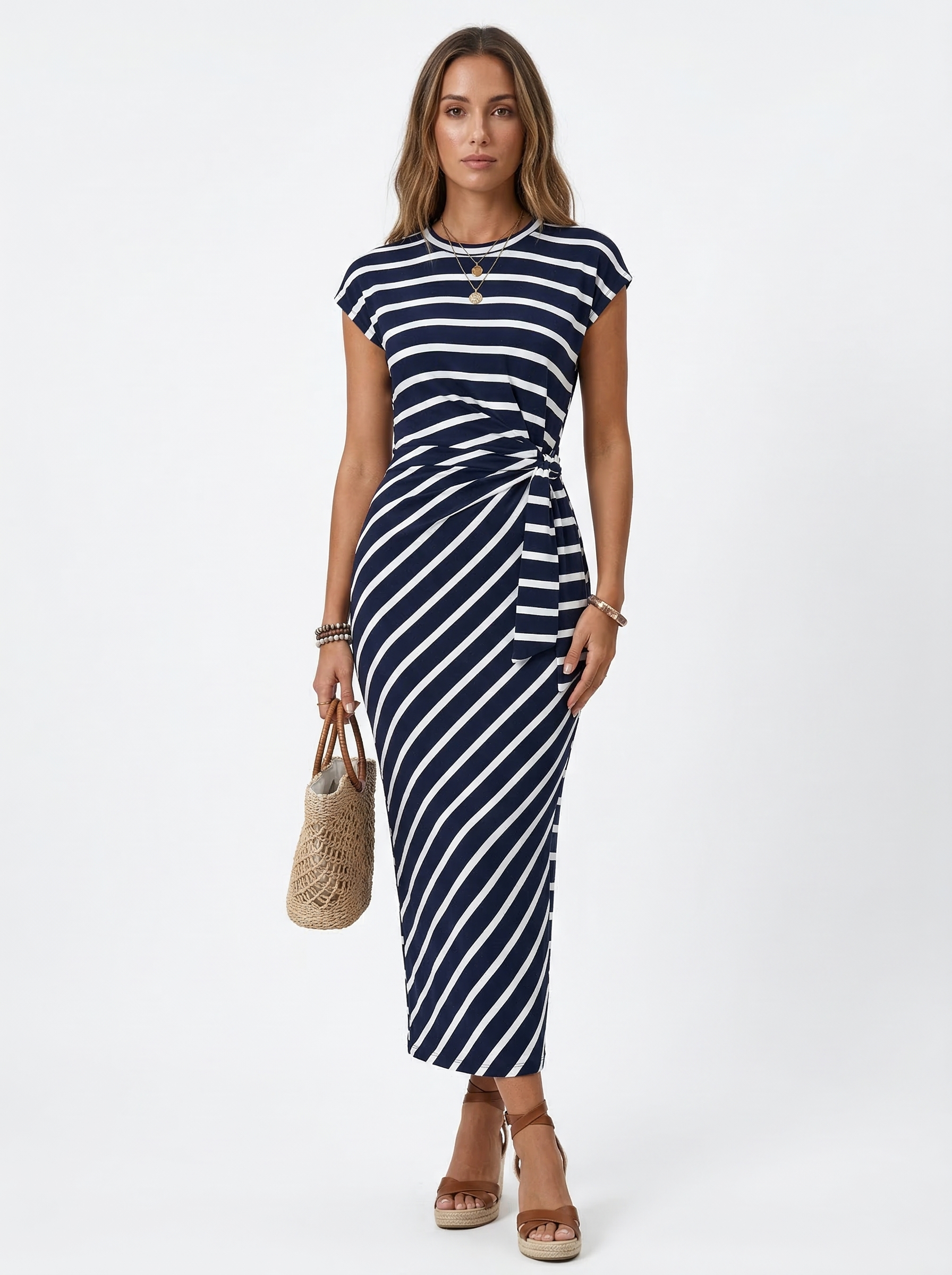 Diana | Vestido largo de amarre lateral