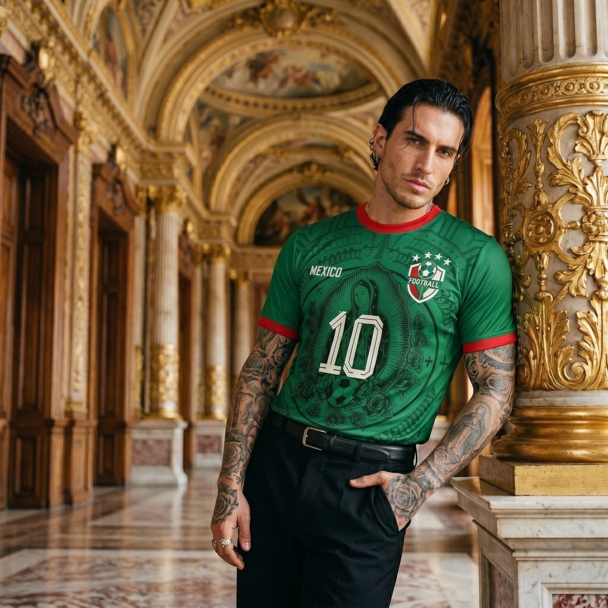 Camiseta de fútbol México 10