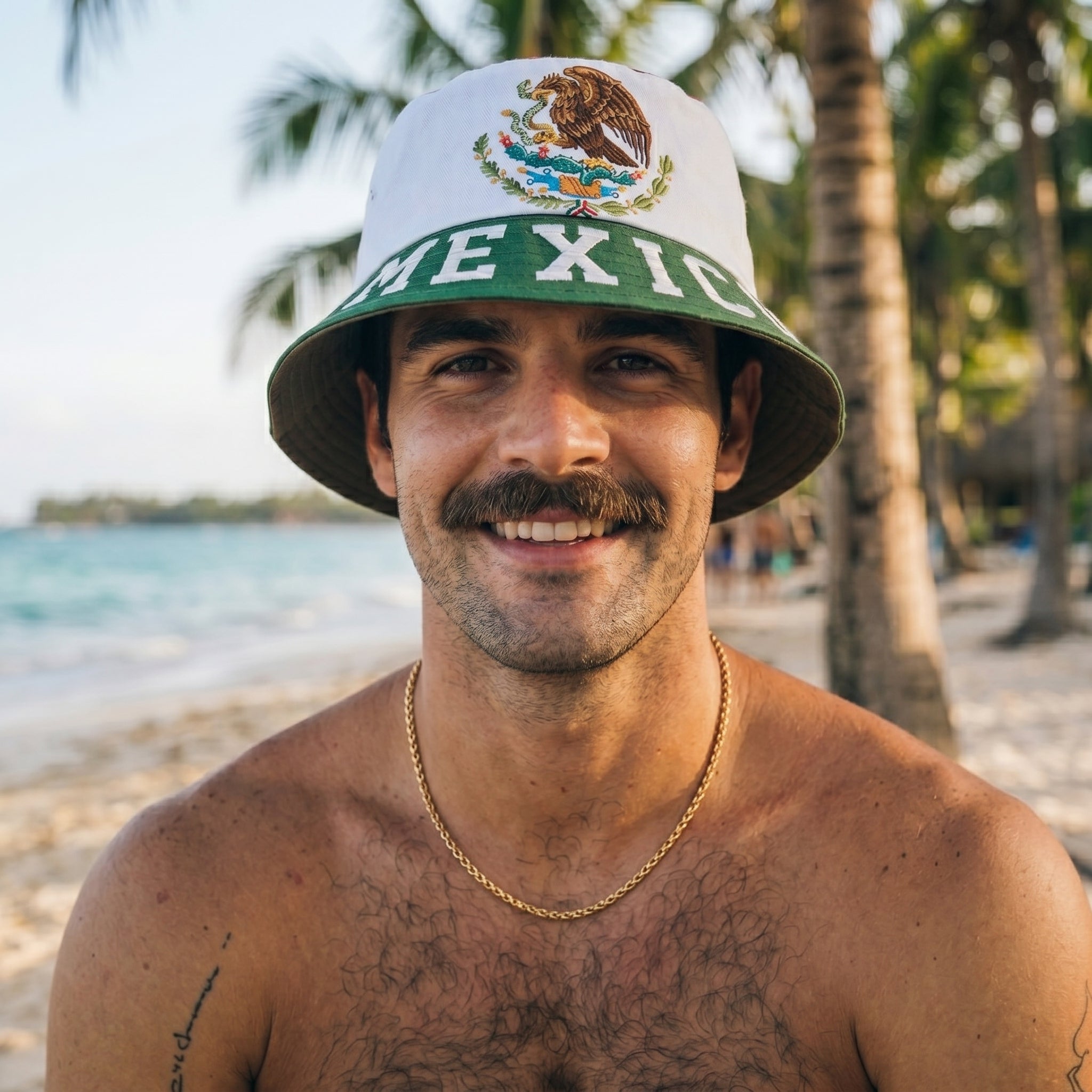 Sombrero Bucket México Verde
