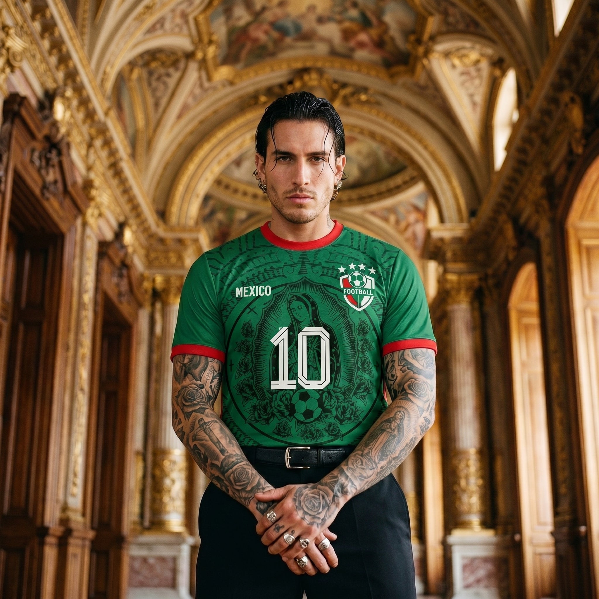 Camiseta de fútbol México 10