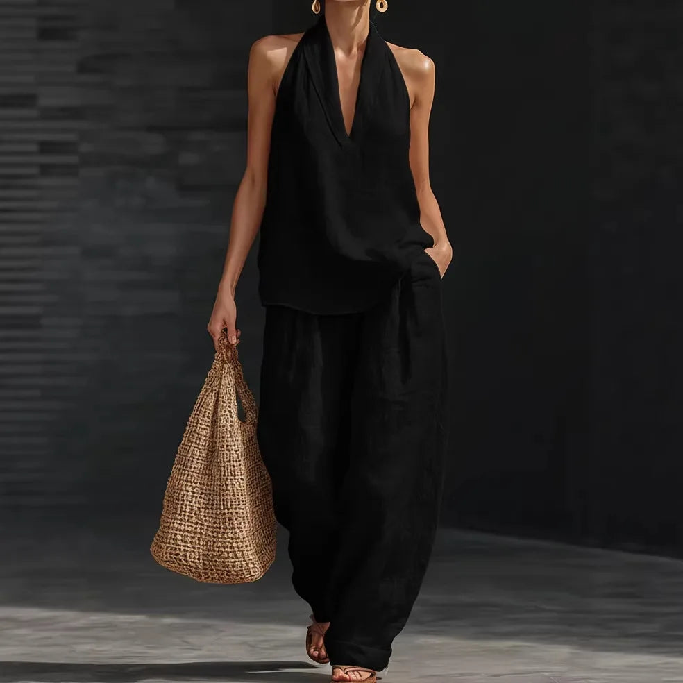 Itzel | Conjunto Casual Sin Mangas