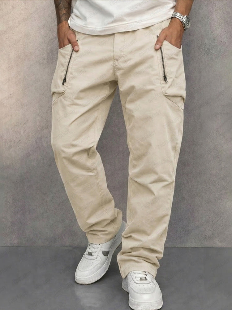 Mitch | Bequeme Baumwoll-Cargohose