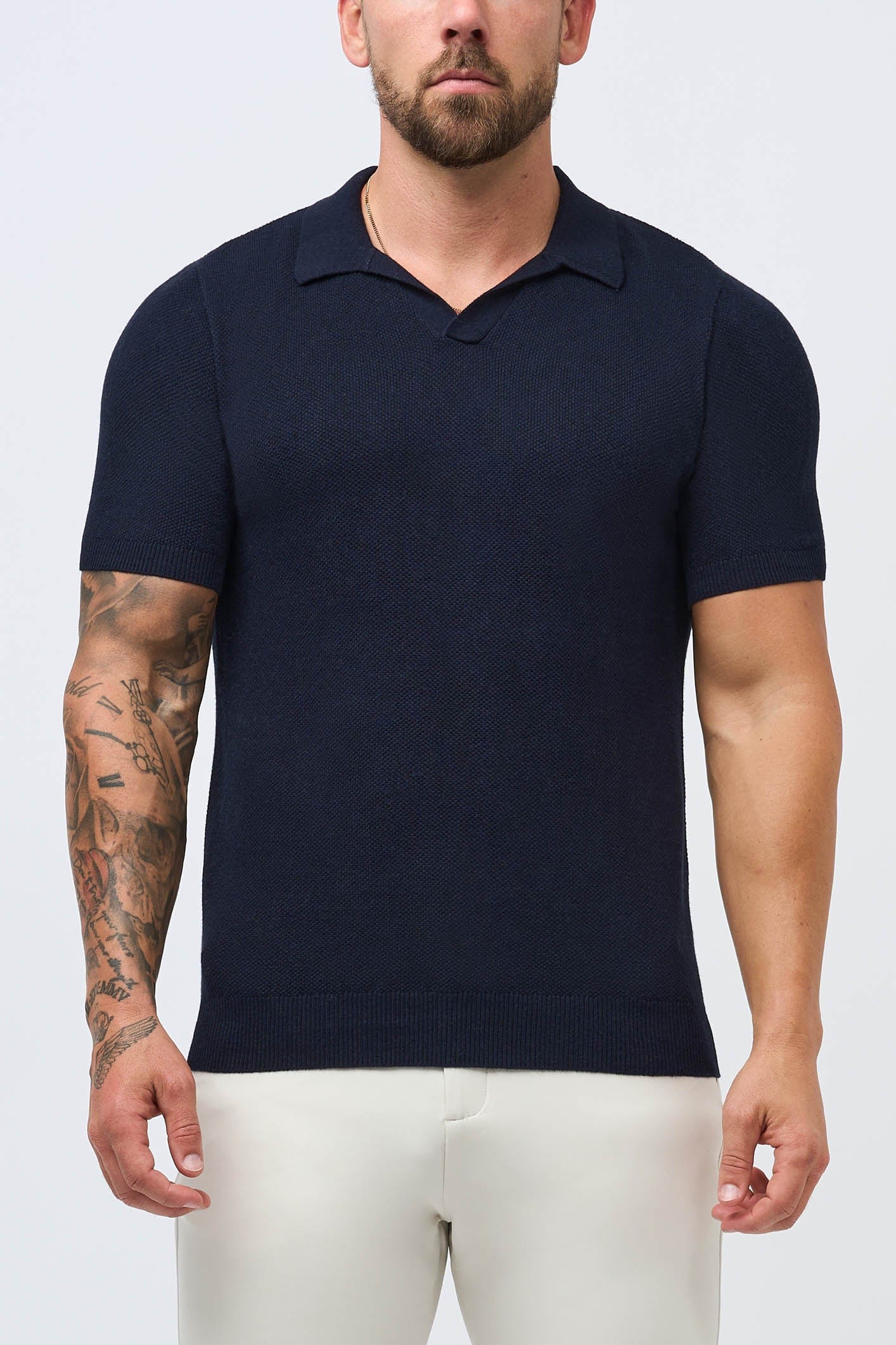 Rafael | Polo de cachemira premium