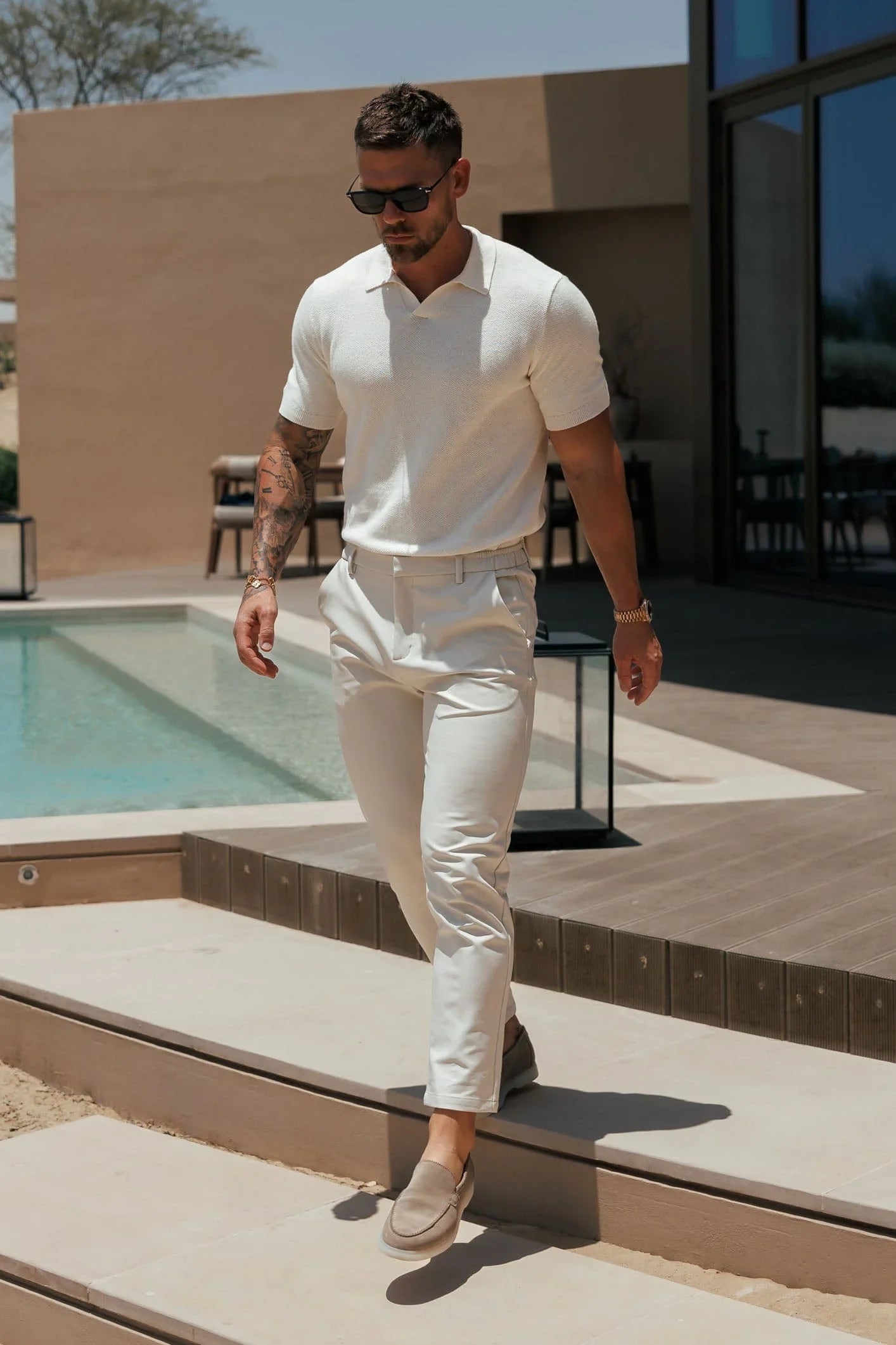 Rafael | Polo de cachemira premium