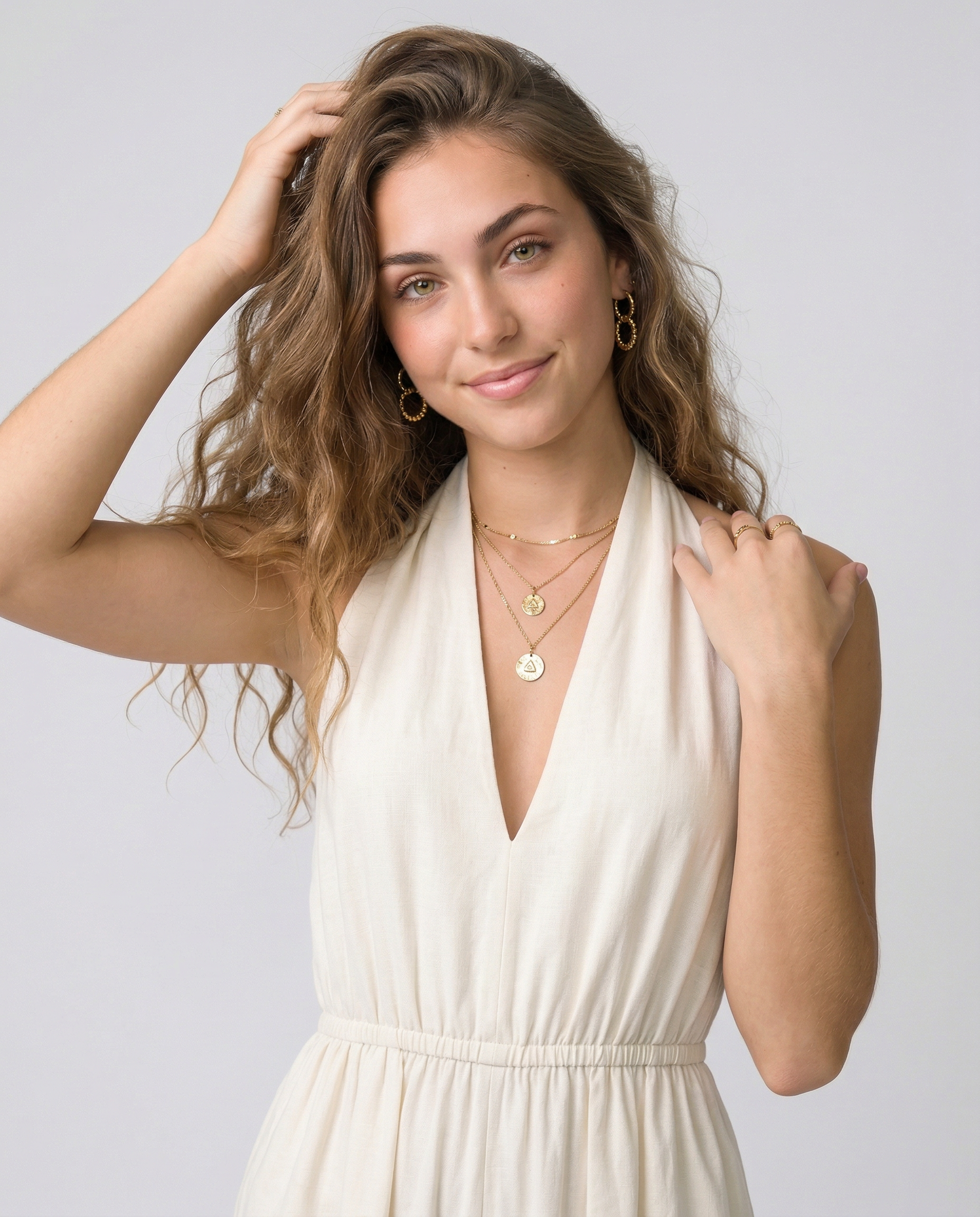 Ariadna | Jumpsuit Halter Elegante Fluido