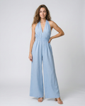 Ariadna | Jumpsuit Halter Elegante Fluido