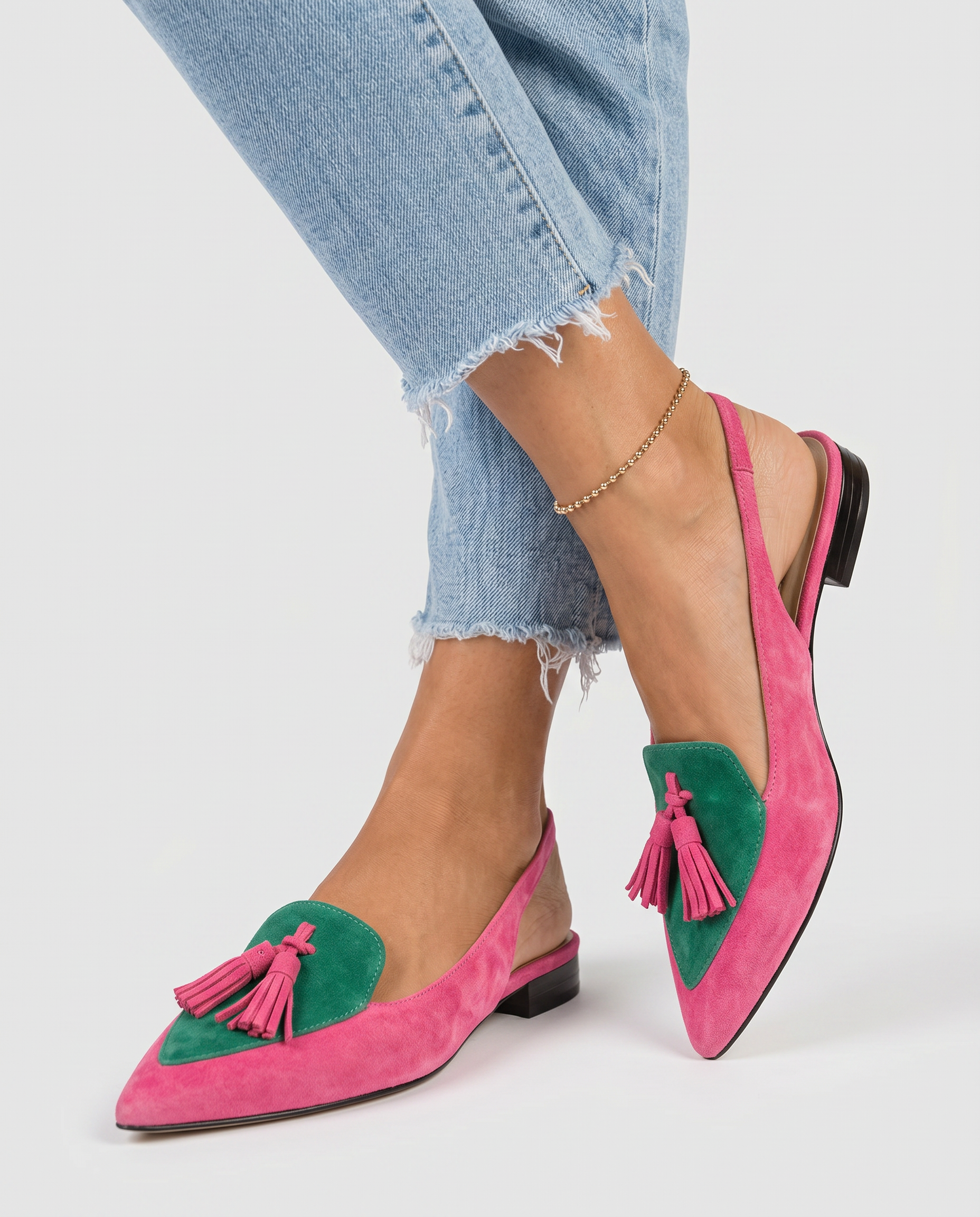 Lorena | Sandalias con Tiras y Borlas