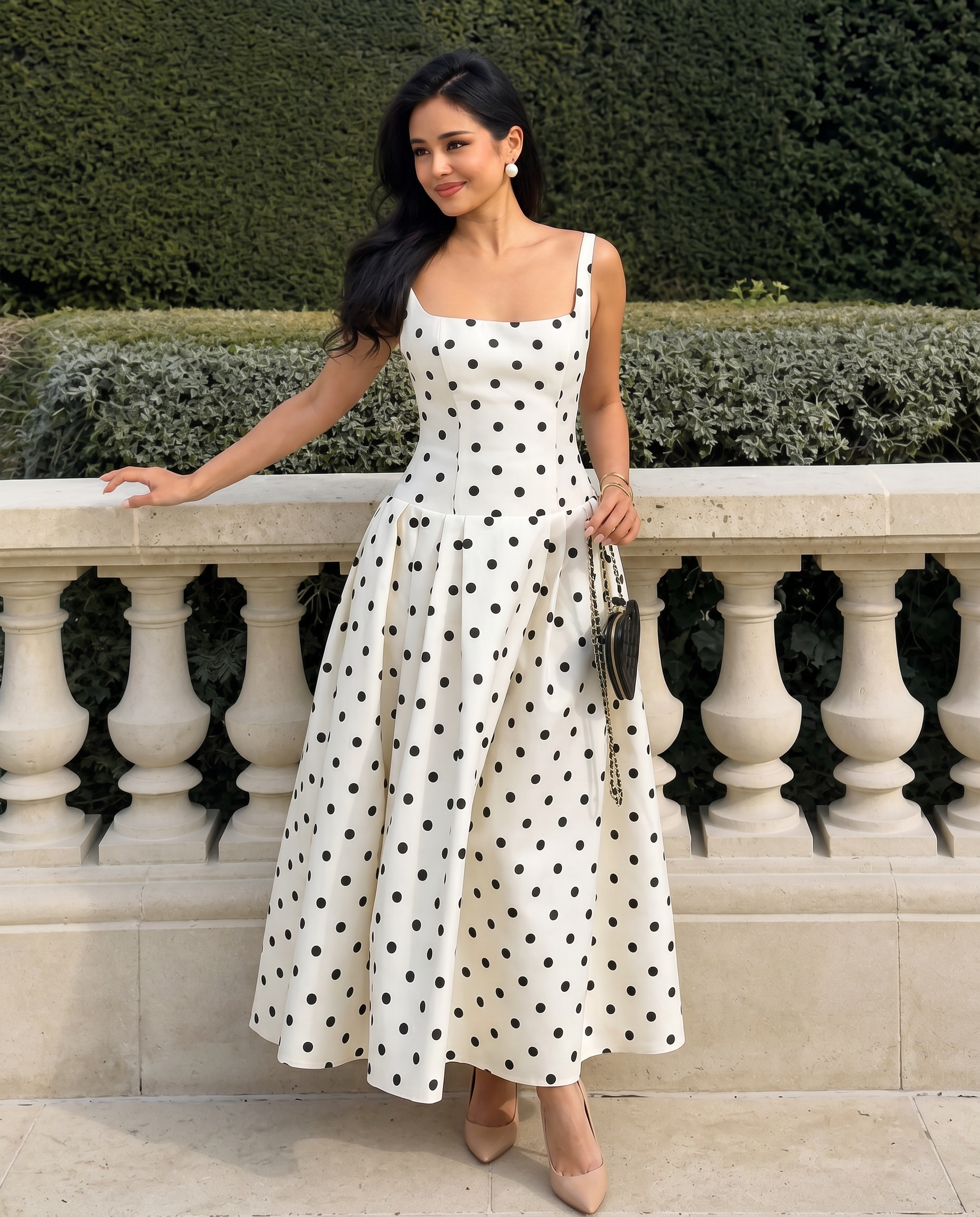 Olivia | Vestido lunares