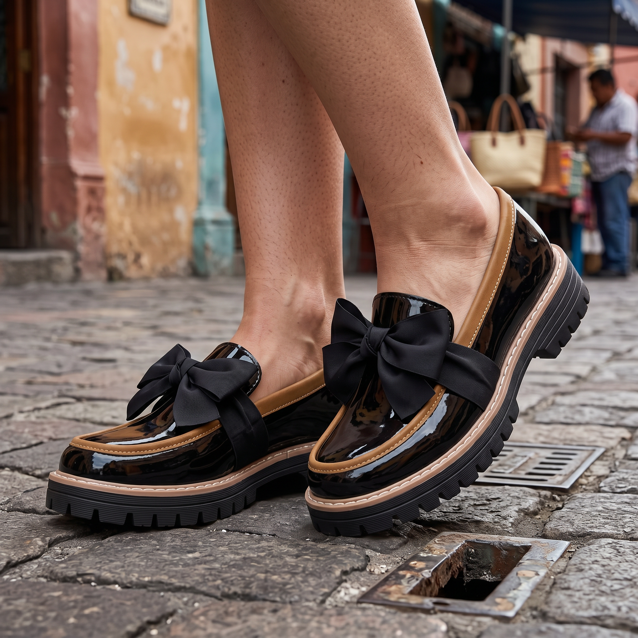 Regina | Mocasines con Lazo