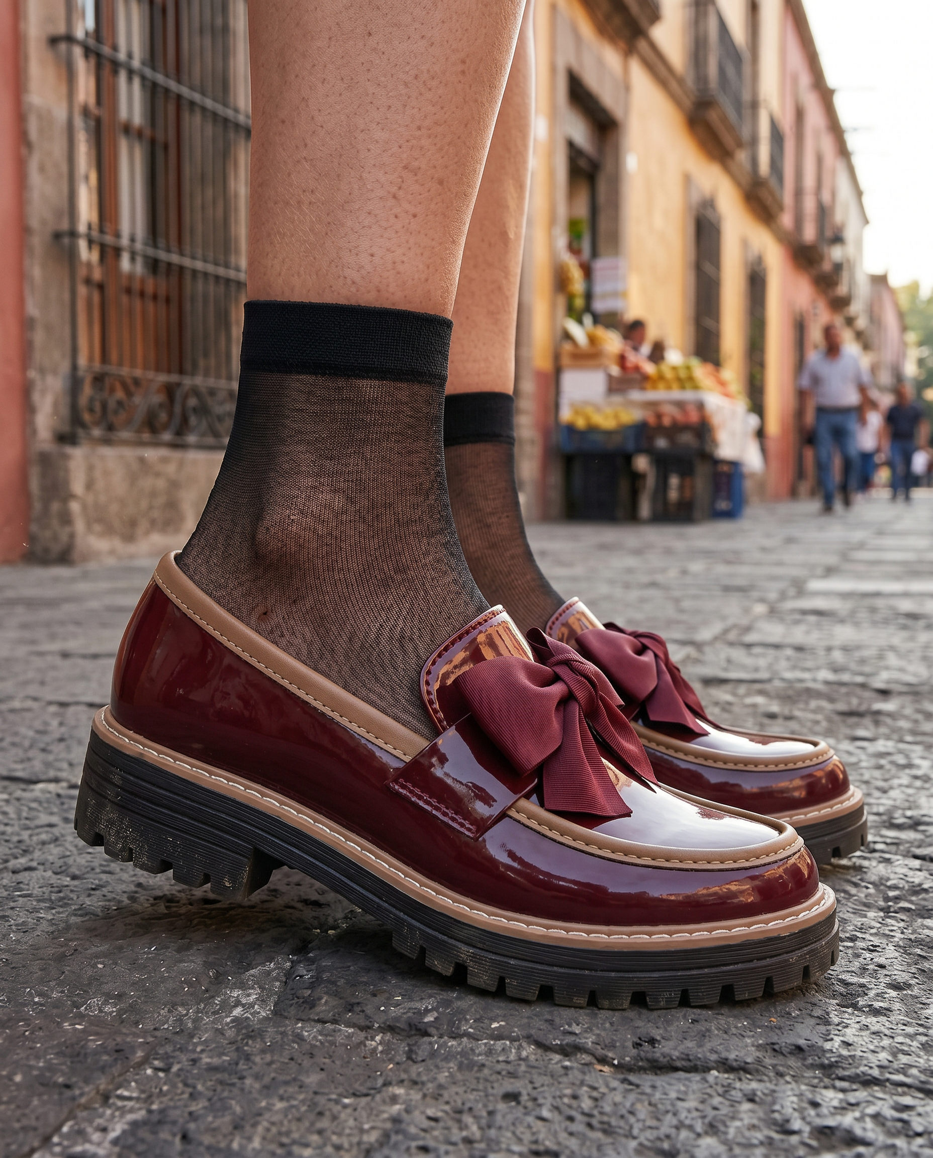 Regina | Mocasines con Lazo