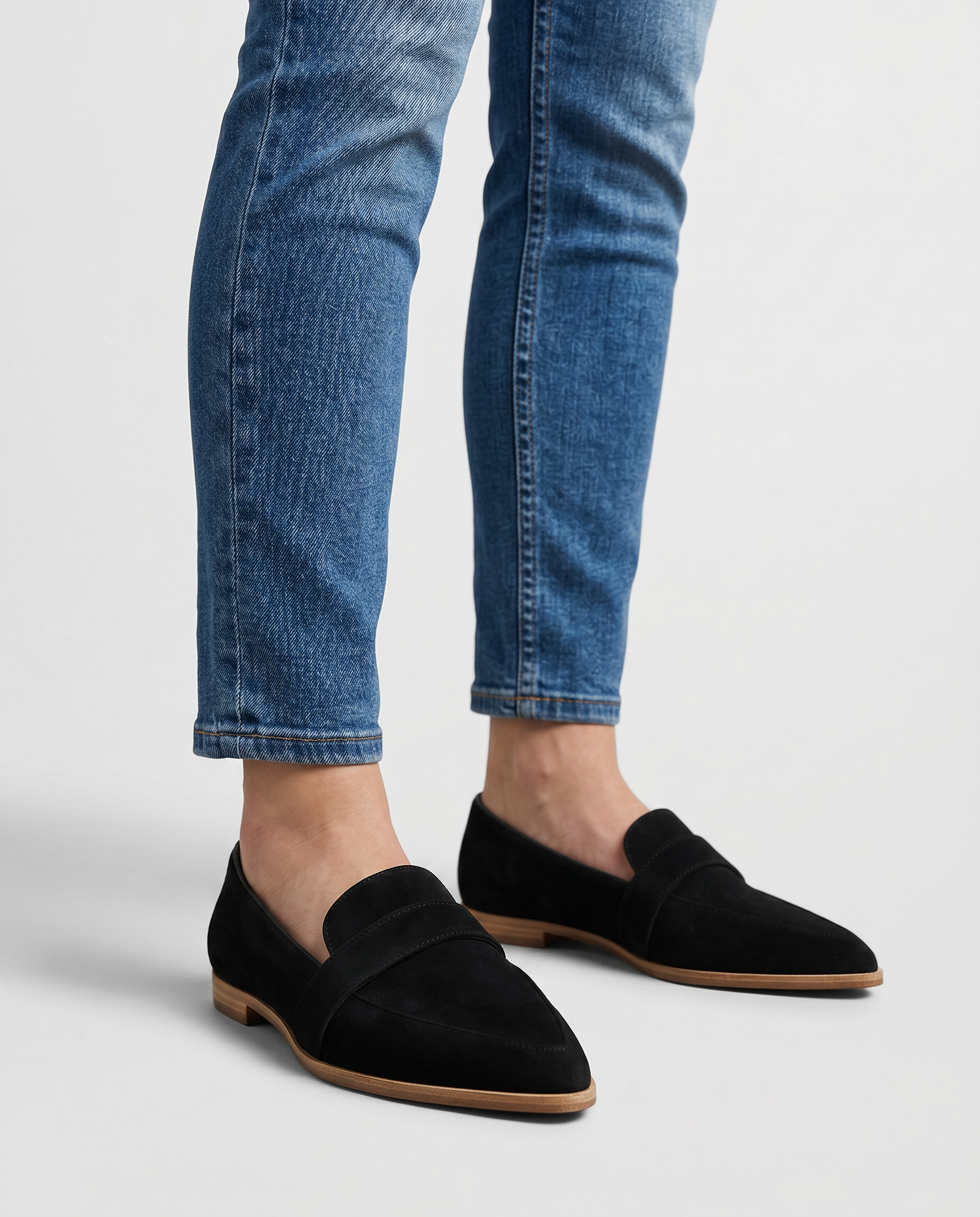 Elena | Mocasines de ante suave