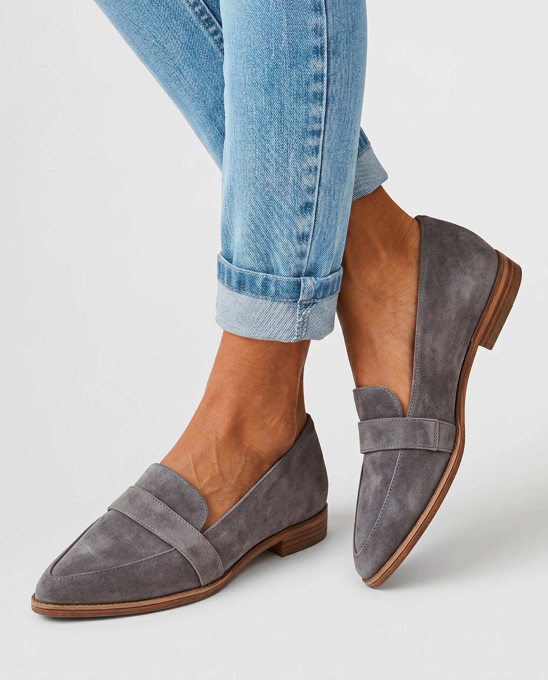 Elena | Mocasines de ante suave