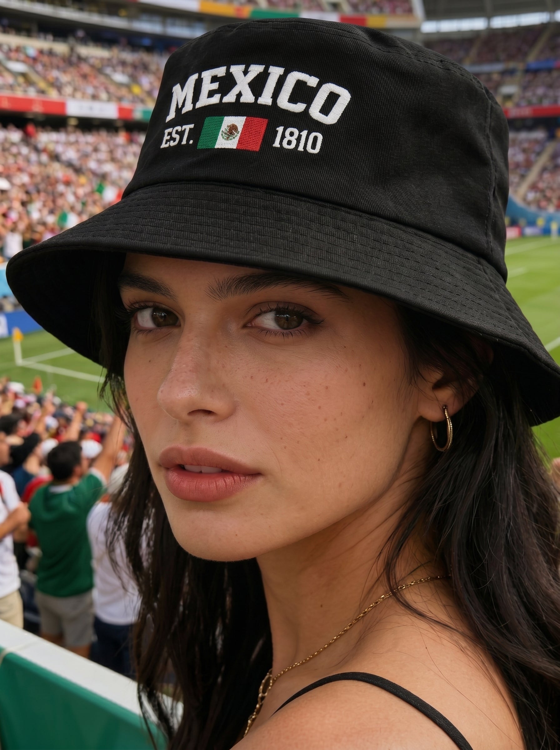 Sombrero Bucket México Black Edition