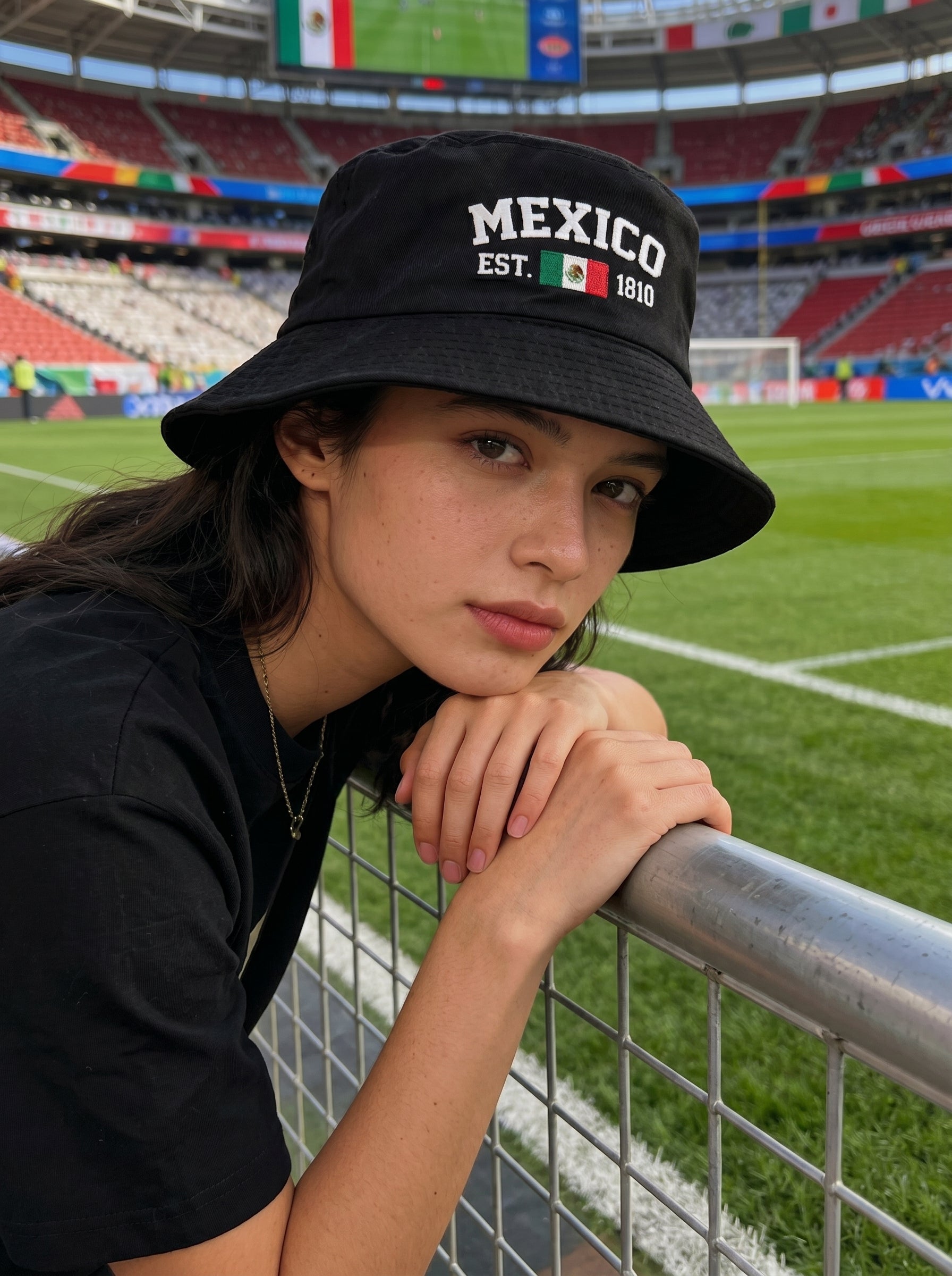 Sombrero Bucket México Black Edition